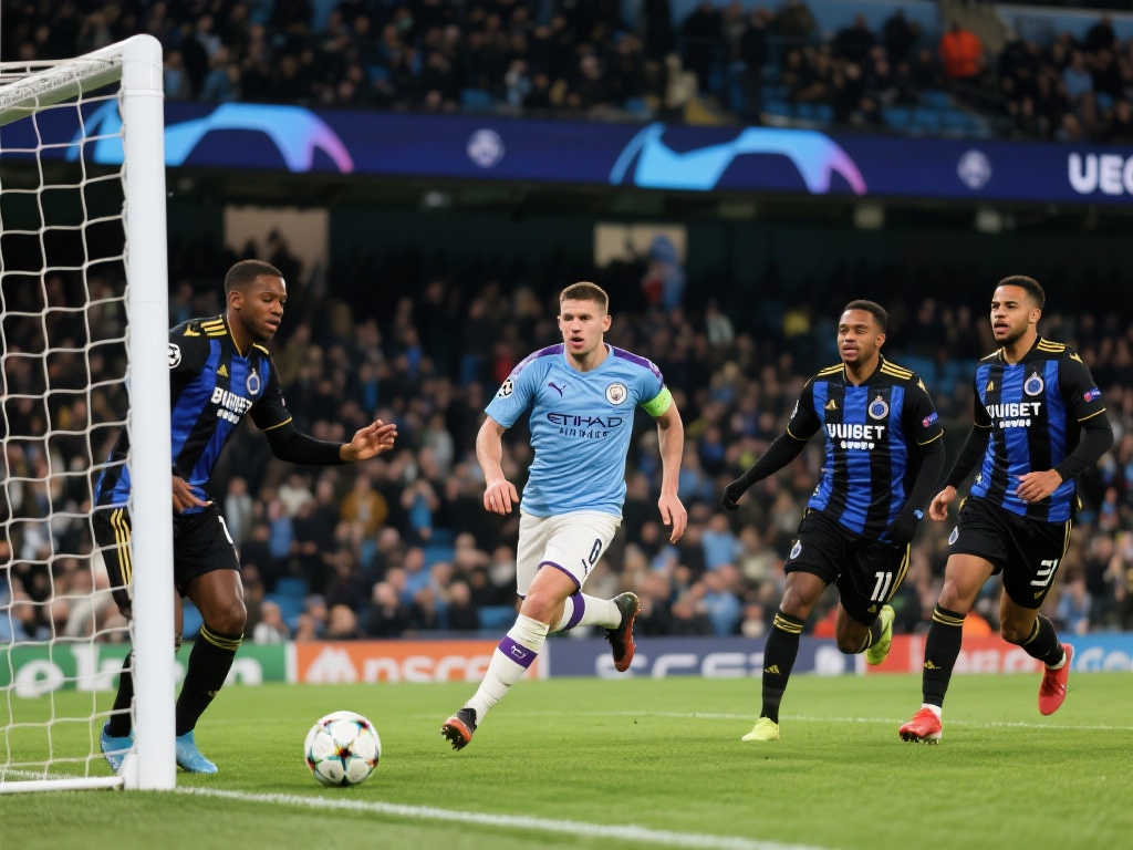 【欧冠】曼城3-1力克布鲁日挺进下一轮，科瓦契奇建功